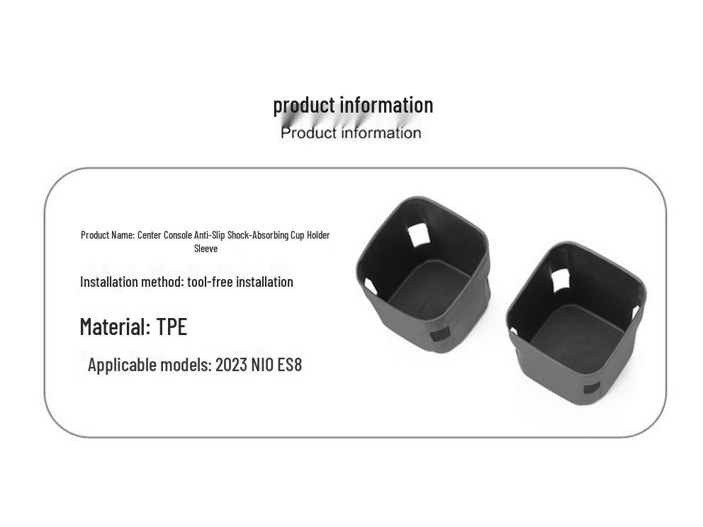 2023-24 NIO ES8 Center Console Cup Holder Non-Slip Mat