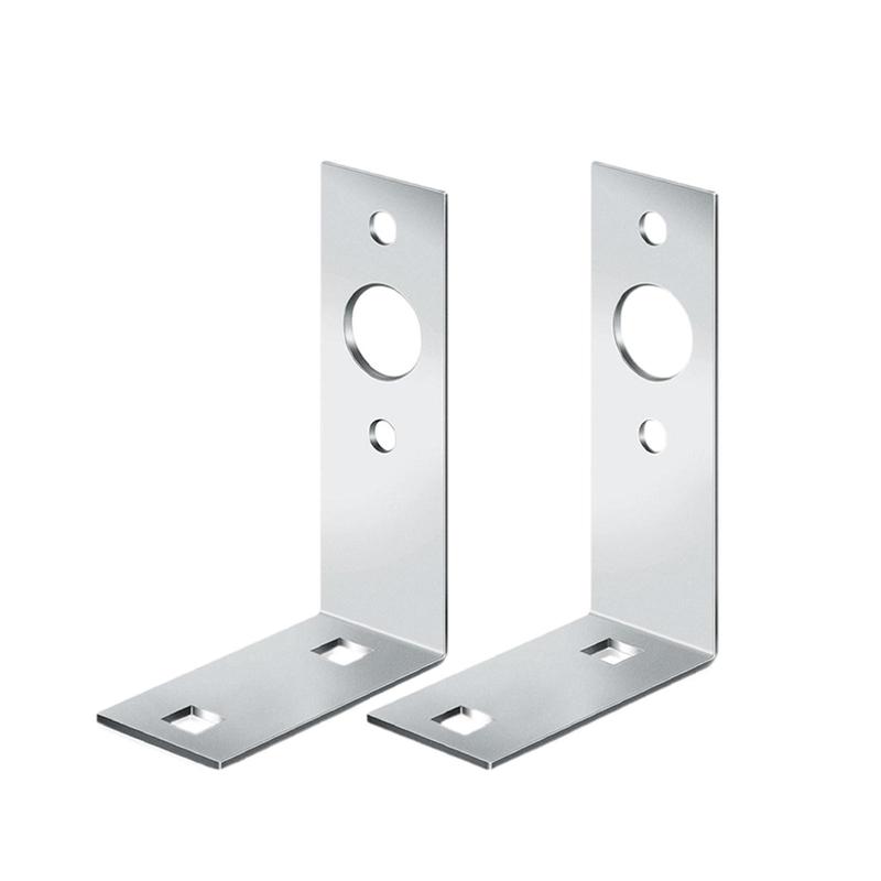 2x Trailer Light Brackets L Shape Parts Pre Drilled Hole Fit Most Trailer
