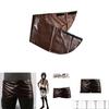Stylish Attack On Titan Cosplay Pu Leather Skirt With Exquisite Workmanship For Fans