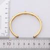 High Quality Gold Color Pig Nose Shape Bangle For Women Punk Charm Bracelets & Bangles Luxury New Femme Party Birthday Jewelry