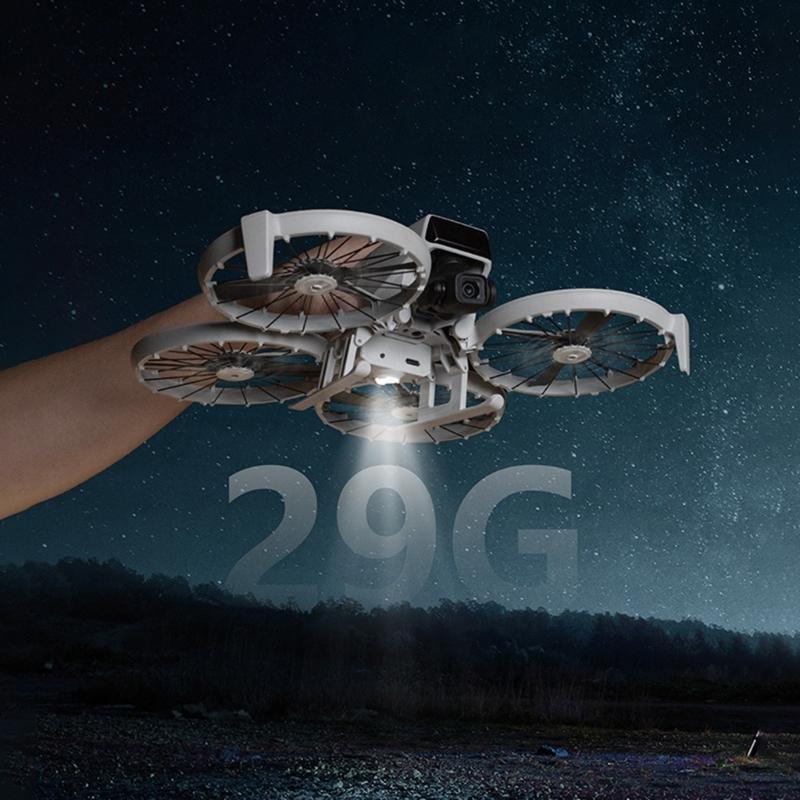 Portable LED Landing Gear Foldable Extension Leg Night Navigation Light Landing Skid for FLIP Drones Accessories