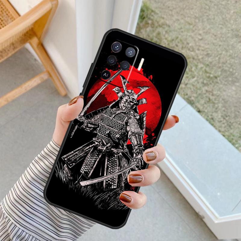 Japan Samurai Ninja Case For Oppo A5 Pro A15 A17 A57 A77 A18 A38 A58 A78 A98 A94 A74 A54 A40 A60 A80 A16 A76 A96