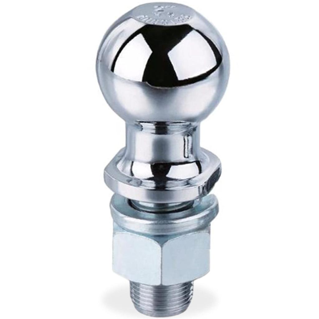 HC Fan Steel Hitch Ball, Towing Member, 2-inch Diameter, M25-5000 lbs, Universal Fit (PWC, Boat, Multi-trailer)