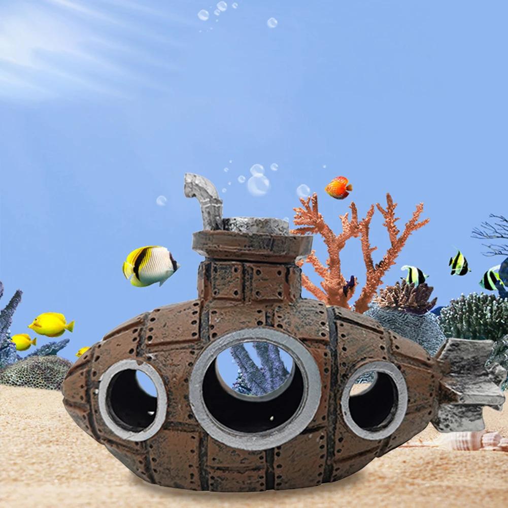 Fish Tank Landscaping Decoration Submarine Ornaments Aquarium Resin Fish Shrimp Shelters Environmental Protection Healthy
