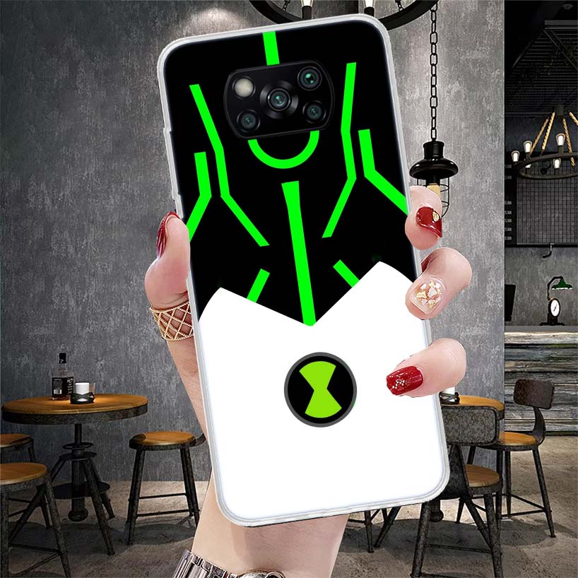 

Cartoon Ben 10 Soft Phone Case For Xiaomi Redmi 15C 15 13C 13 Poco X5 X6 X7 F7 Ultra M7 12C 12 10 10C 9C 9A 9T 9 Fundas Poco X3 Xiaomi Poco X5 Pro