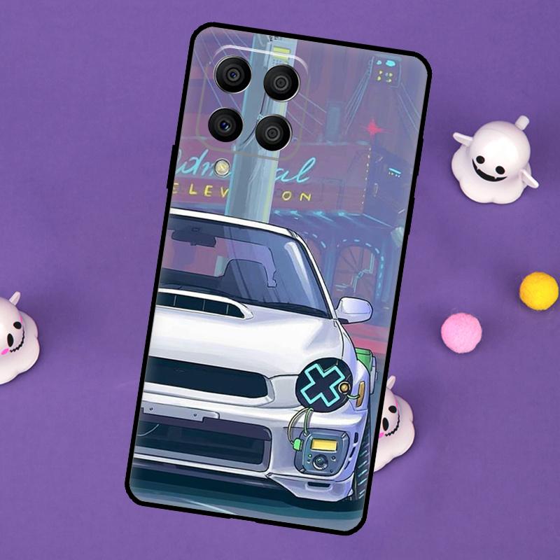 JDM COOL Car Cartoon Cover For Samsung Galaxy M54 M14 M34 M33 M13 M23 M53 M15 M55 M31 M51 M20 M30s M32 M52 Case