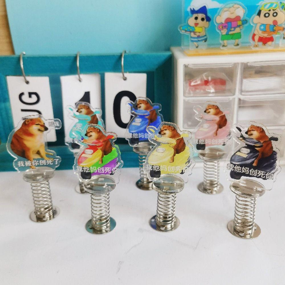 

Acrylic Car Dashboard Doll Dog Moving Head Toy Shaking Head Doll Car Shaking Head Ornament
