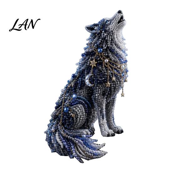 Kit di perline per animali Kit per creare, Disegni carini con stelle e luna, Kit fai-da-te con perline luna e stelle per principianti, Adulti Decorazione per la casa Set regalo fatto a mano