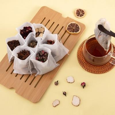 200Pcs Disposable Tea Bags for Loose Leaf Tea Empty Tea Filter Bags with Cotton Drawstring Fillable Tea Infuser Sachets for Loose Tea Coffee