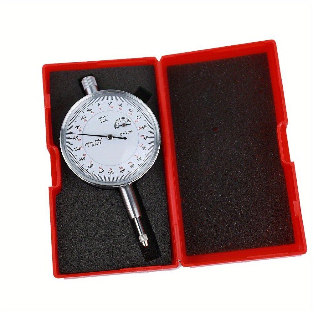 Range 0-1mm High Accuracy 0.001mm Earthquake-proof Mechanical Pointer Dial Gauge 8 Diamonds Neutral Unmarked Dial Indicator