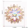 Weiman High Quality Beautiful AB Crystal Daisy Flower Brooches for Wedding or Dress Trimmings Pins