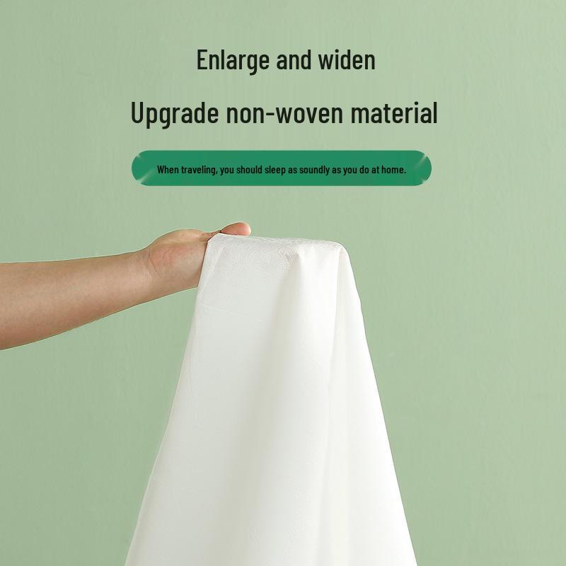 Třídílná cestovní jednorázová sada povlečení s povlakem na přikrývku - Odolná proti nečistotám a přenosná pro hotelové pobyty