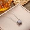 Exquisite Slim Waist Titanium Steel Necklace for Girls – Versatile Starburst Clavicle Chain with Light Luxury Appeal