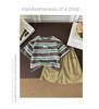 2025 Summer Boys' Pure Cotton Striped T-Shirt Set - Short & Half Sleeve Options