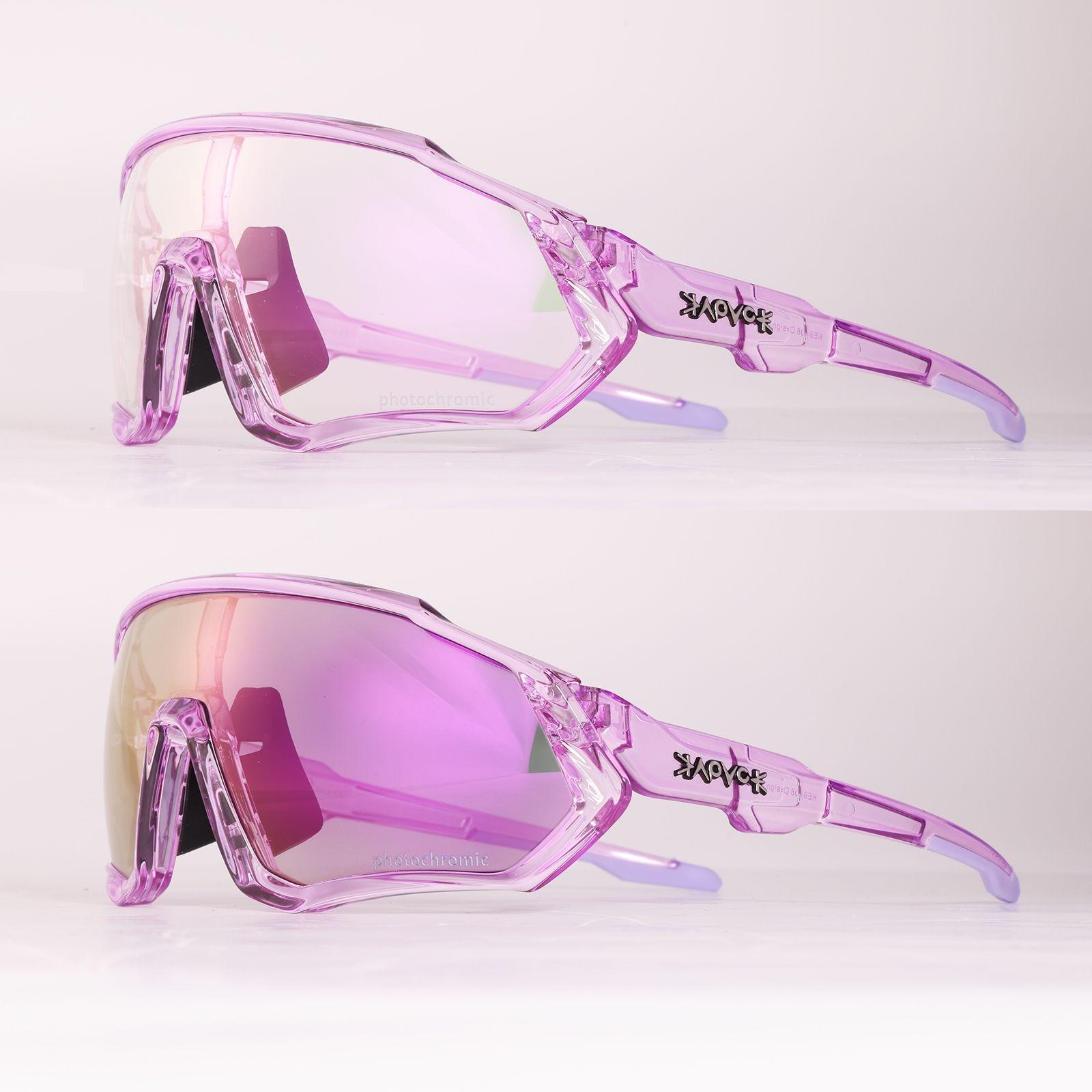 

Red Blue Photochromic Men Women Cycling Glasses Sport Fishing Running Sunglasses Discoloration MTB Bike Goggles Bicycle Eyewear