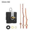Silent DIY Cross-Border Long Shaft Clock Movement with Walnut Wood Hands - 4 Styles Available