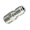 2PCS Pressure Washer Adapter 3/8 Inch BSP Male Thread Fitting Quick Connector