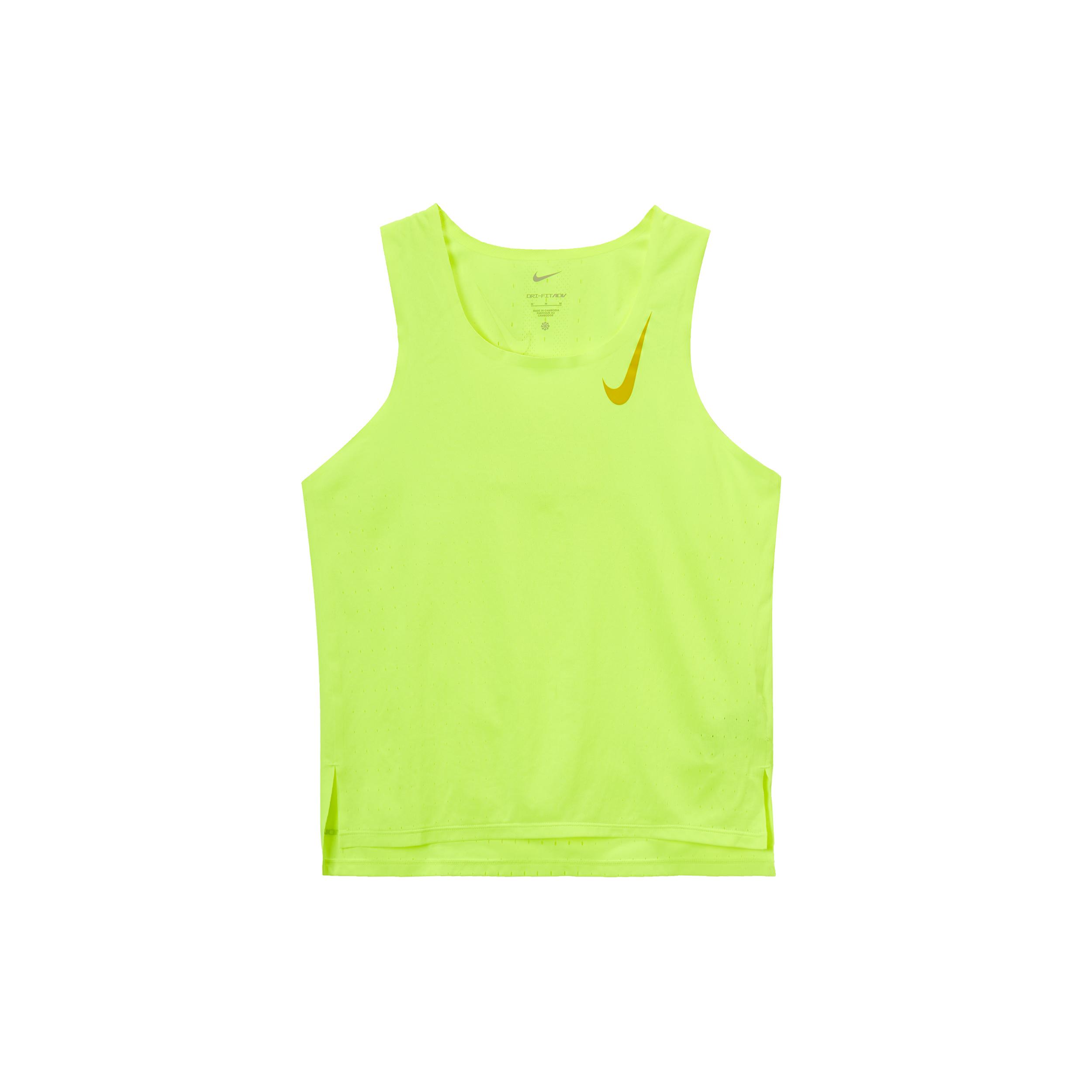 Мужская майка для бега Nike Неоново-желтая CJ7836-702 XXL