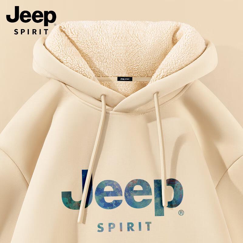 JEEP SPIRIT Men's Heavyweight Fleece Lined Hoodie