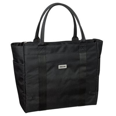 HOZAN Tote Business Groß Kostenlos Klassisch mit Innentasche Tasche, Tasche, Fassungsvermögen, Stehend, Schwarz, B-722