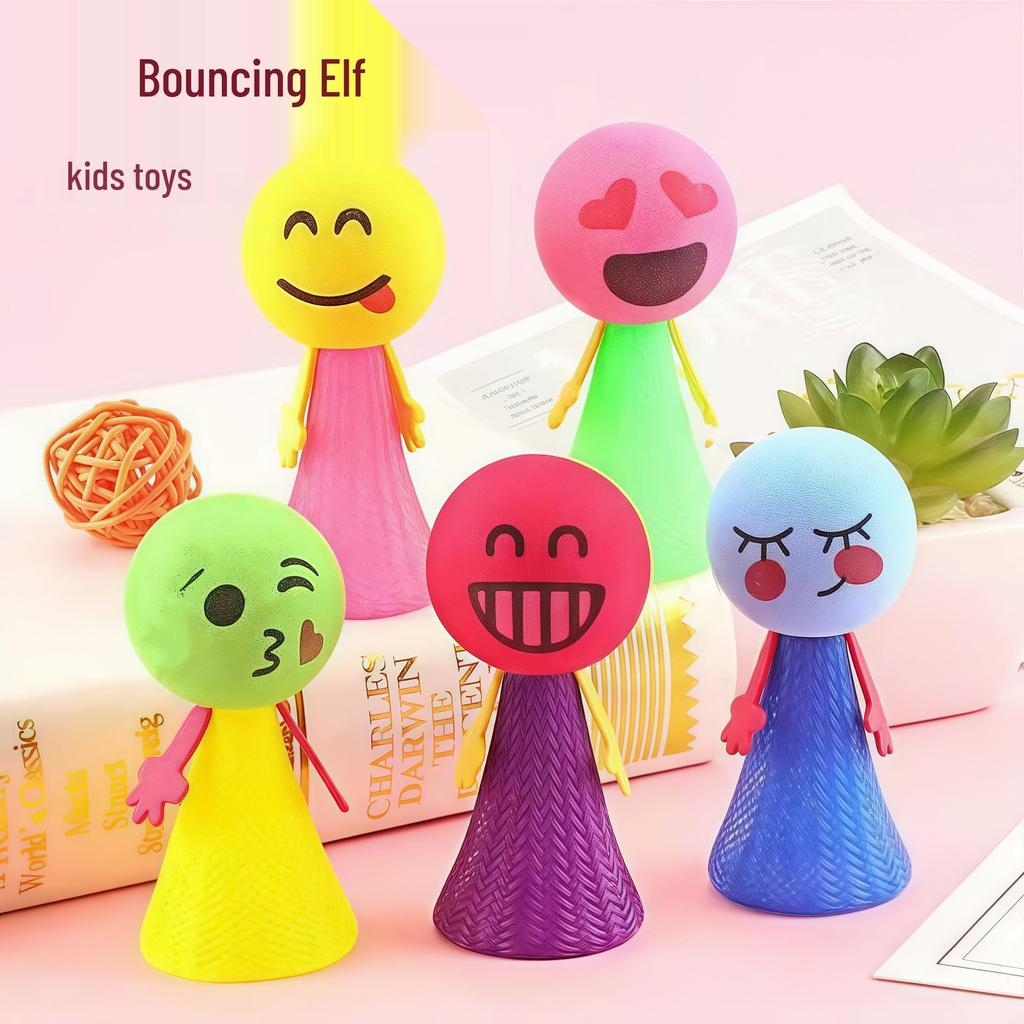 Jumping Elf Toy: Non-Luminous Stress Reliever for Primary Students & Kindergarten Graduates