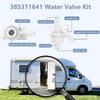 Motor Home Toilet Water Valve Mobile Home Flush Toilet Valve Replacement Leak-Proof Vehicle Interior Tools For Stage