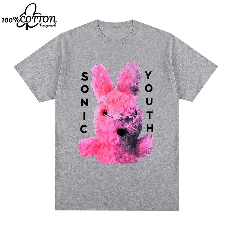 LE Sonic Youth Rock Band Punk Casual T-shirt Cotton Women T Shirt New TEE TSHIRT Womens Tops
