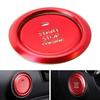 2pc Red Keyless Engine Push Start Button & Surrounding Ring For -up Mazda 3