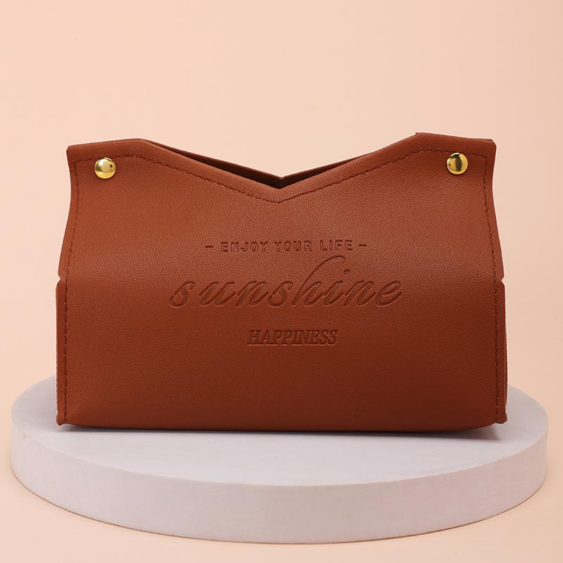 

Держатель для салфеток из искусственной кожи, кухонный контейнер для салфеток, коробка для туалетной бумаги, настольный держатель для салфеток, диспенсер для салфеток в спальню