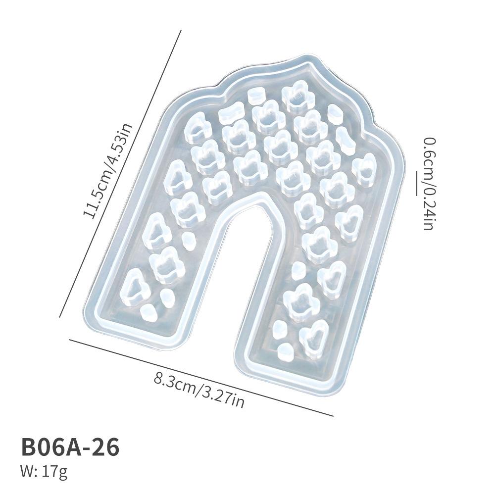 DIY Moon Castle Silicone Mold for LED Lamp Shade Making, Gypsum Casting Mold Ramadan Eid Decoration