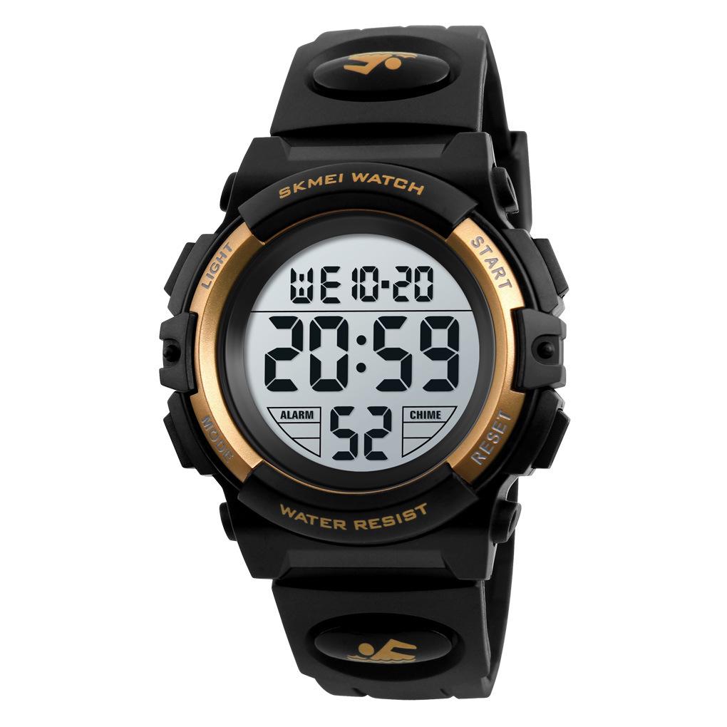SKMEI Multifunctional Waterproof Sport Watch for Kids, Men, and Women золотой