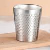 Alukya Stainless Steel Cup, Double Walled, Vacuum Insulated, Silver, Honeycomb Pattern (1, 350ml)