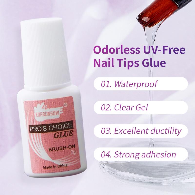 Quick-Dry Nail Glue: Long-Lasting, No-Damage, No-Bake False Nail Tips