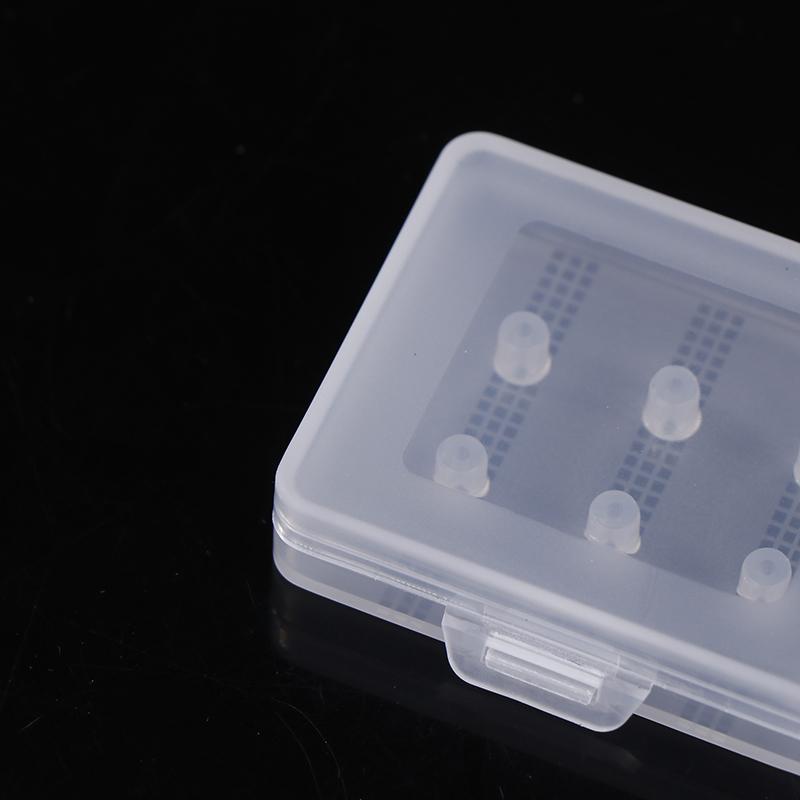 Eartips Plastic Box Earplugs Packing Box Earphone Tips Memory Foam Case Earphone Accessories Organizer Box Storage Bag