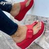 Women's Sandals Summer Shoes Beach Platform Clip Toes Buckle Strap Pu Leather Female Ladies Casual Shoes 2024 Beach Slippers