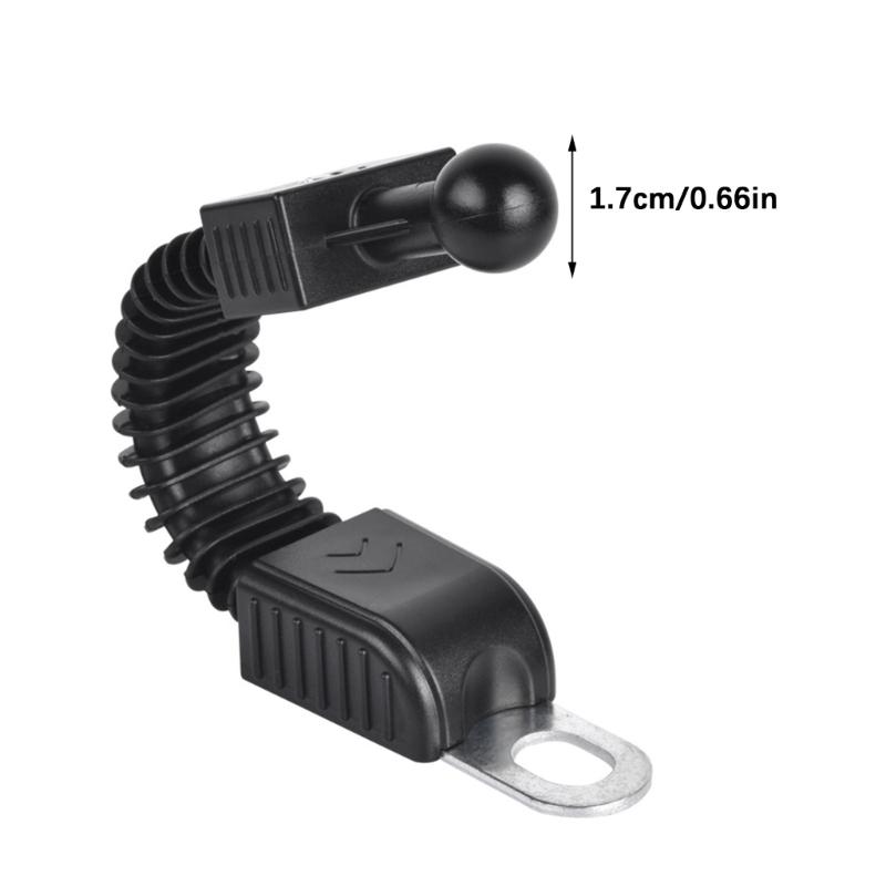 Motorcycle Phone Holder 17mm Ball Head Arm Universal Easy Setups Stable Construction Cellphone Mount Accessories
