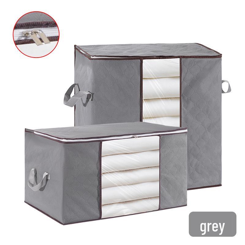 Thickened Cotton Quilt Bag: Durable, Dustproof, Large Capacity, Non-Woven Storage for Clothes