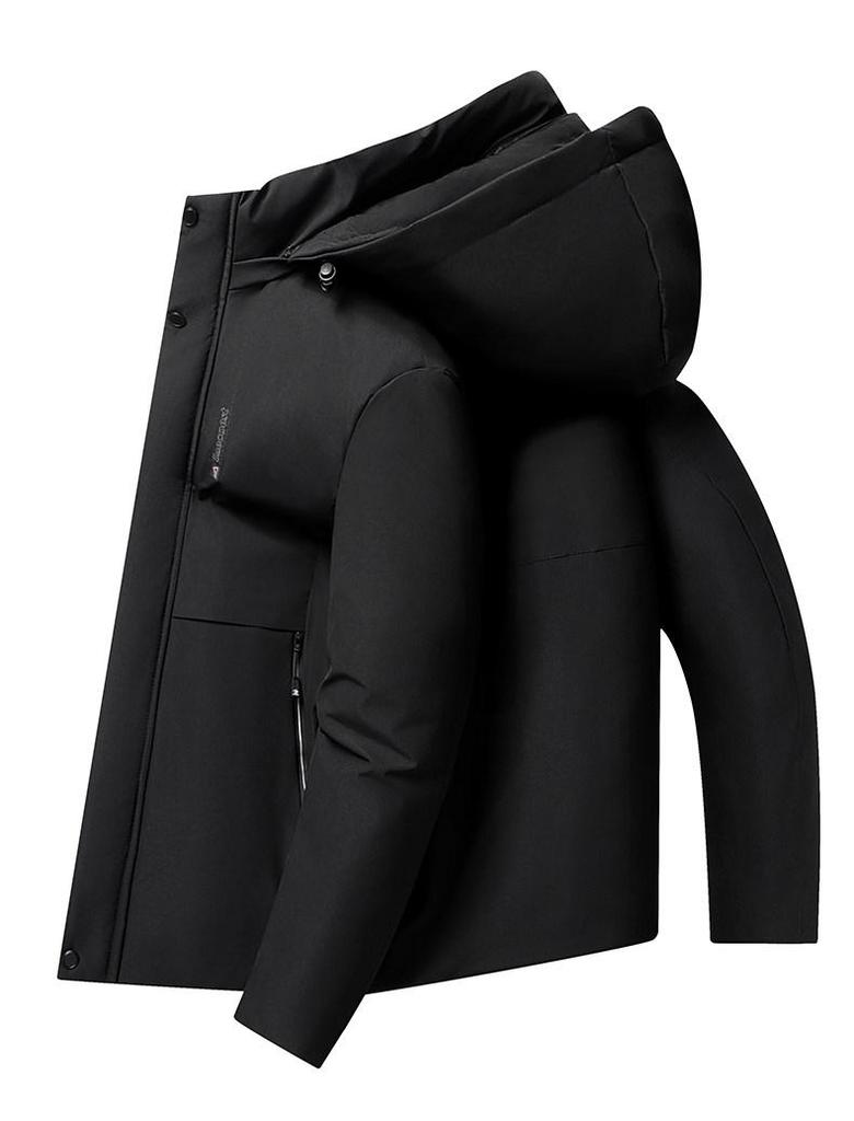 Men's Winter Cotton Padded Jacket for Middle-aged & Elderly - Warm Grandpa Coat