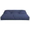 Pallet Cushion Navy Blue 70x70x12 Cm Fabric