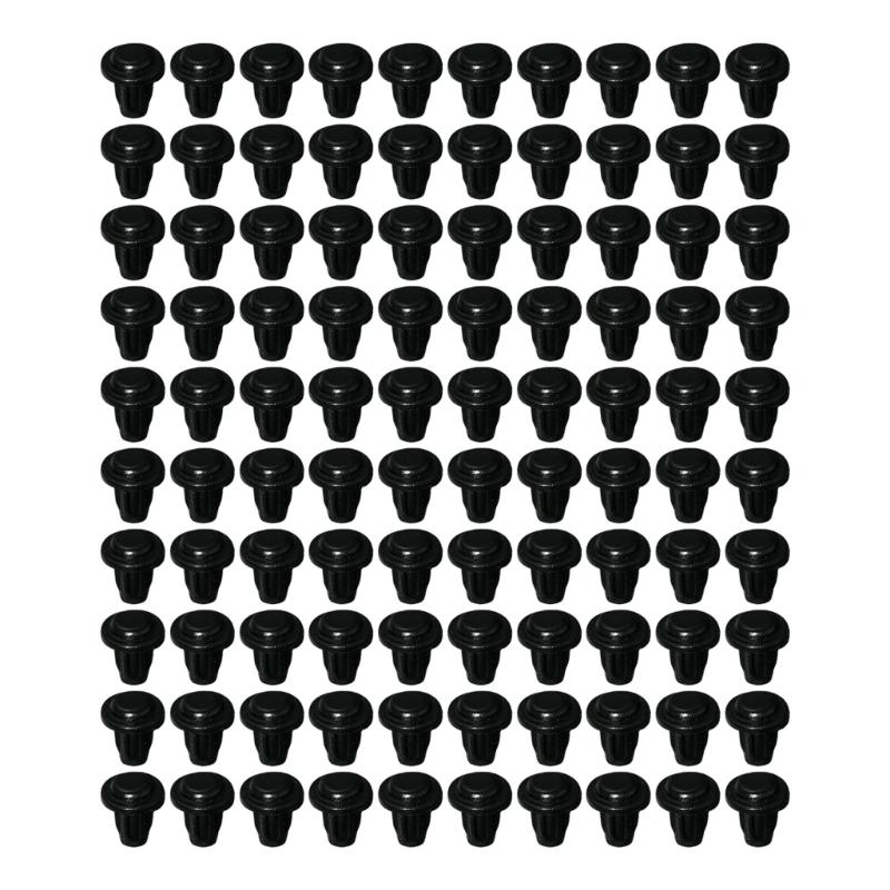 100Pcs Silicone Cabinet Door Bumper Cushion Silicone Hole Plugs NonSlip Bumper Feet Pads Cabinet Door Grippers