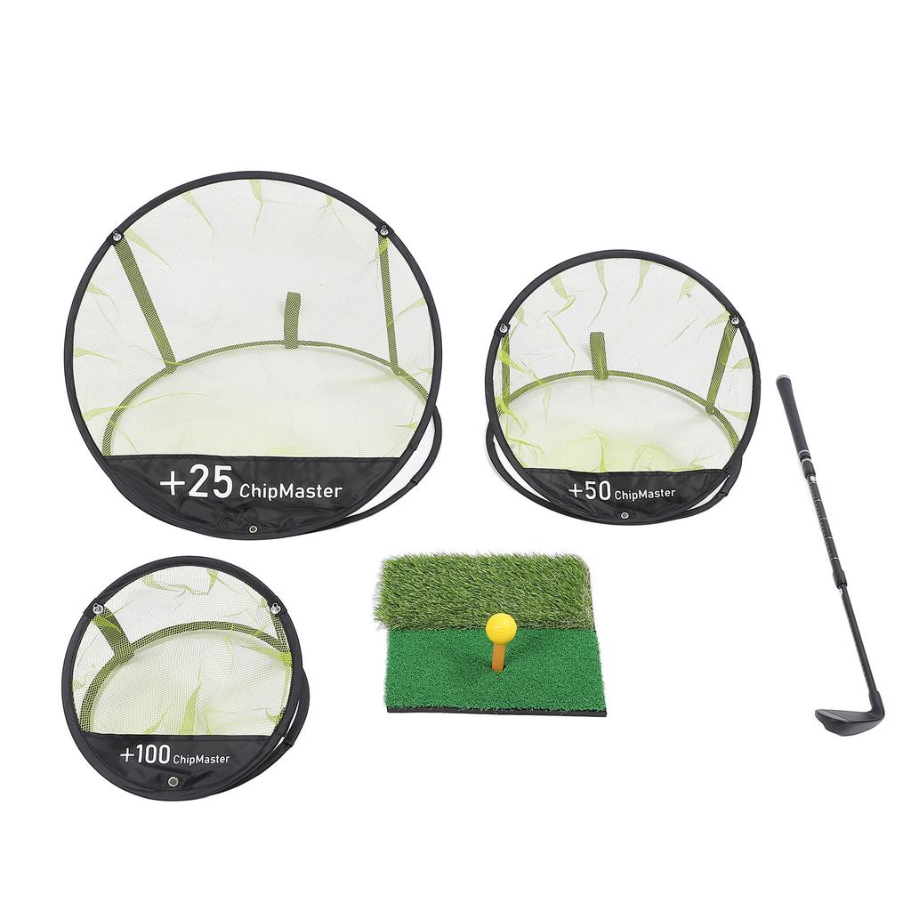 Golf Chipping Netz Polyester Netz Verstellbare Stange Bälle Matte Golf Ziel Übungsnetz für Erwachsene K
