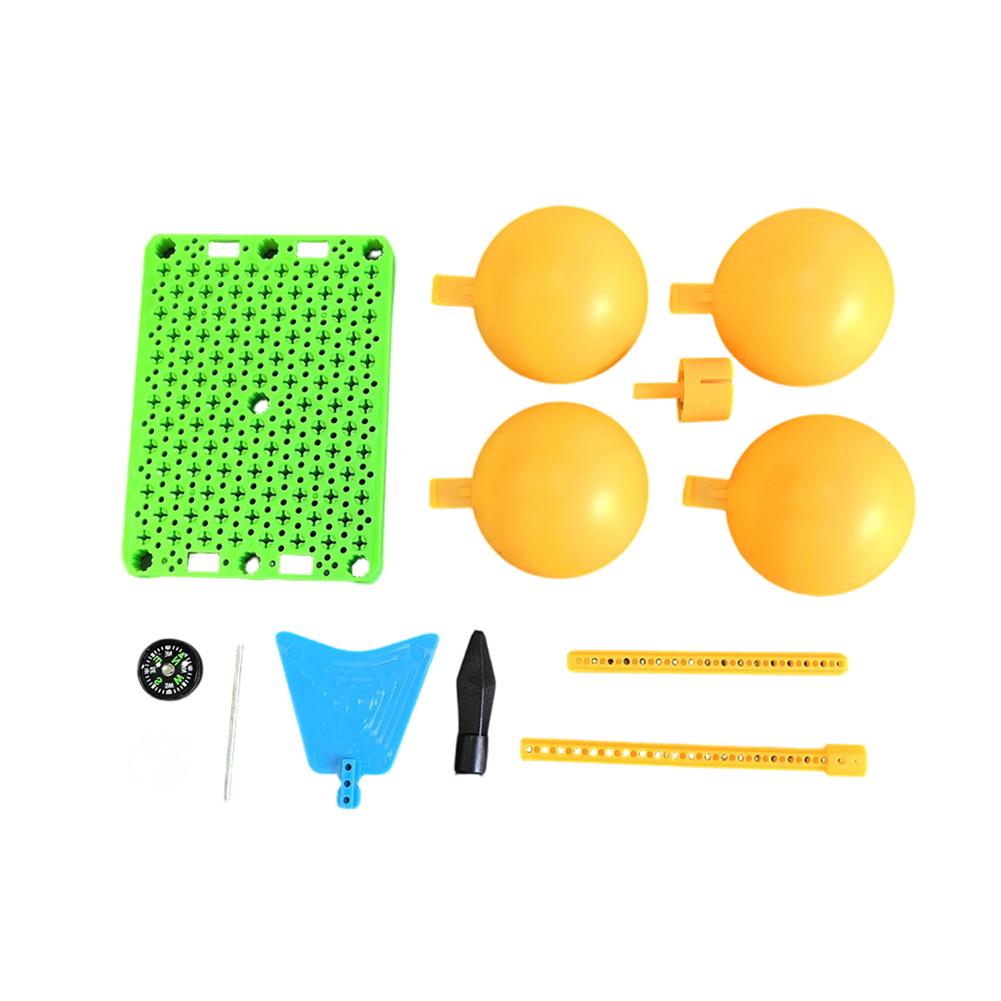 Science Experiment Kit: Assemble Your Own Wind Vane and Anemometer Flat Base Design for Desk Use 22 x 9 x 5.5 cm