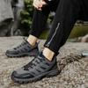 Fashion Shoes For Men Hiking Outdoor Leather Casual Sneakers Walking Climbing Water Proof Wear-resistant Anti-slip New Men's Sport Shoe