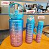 High Quality Sealed Leak-proof Plastic Cup Set With Straw And Bouncing Lid