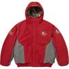 Men's and women's alphabet decal waterproof hooded zipper jacket