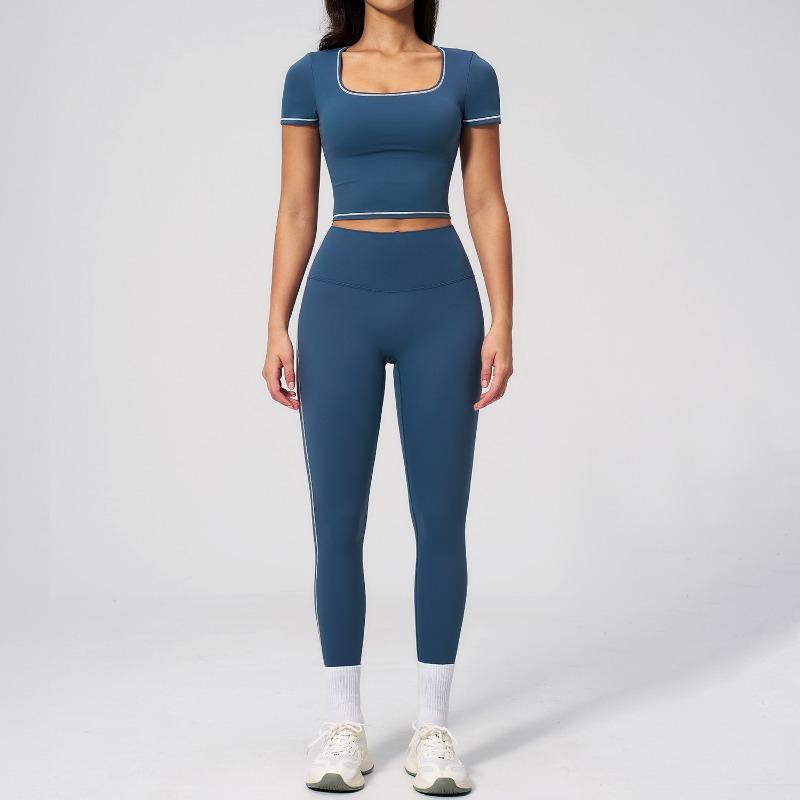 Grinding sports yoga suit, women s thin waist tight body, high elastic hip lift sports quick-drying fitness yoga suit S