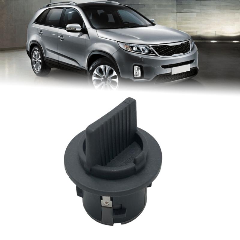 Turn Signal Bulb Socket 92166-F1000, Black Plastic Front Lamp Receptacle for Select Vehicle Lighting Replacement and Routine Maintenance