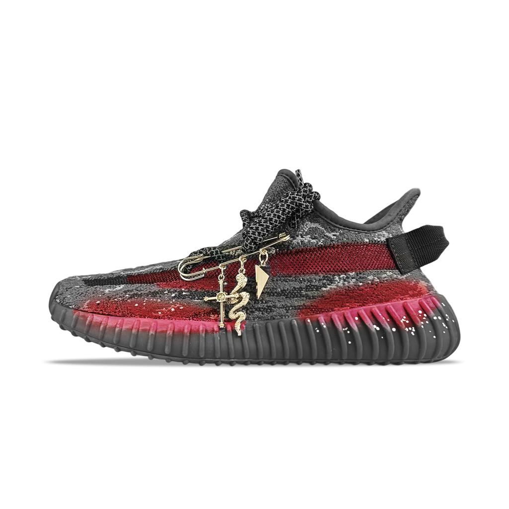Adidas Originals Yeezy Boost 350 V2 BNK Marsh Red Low top Casual Shoes Unisex ID4811(Team40-)