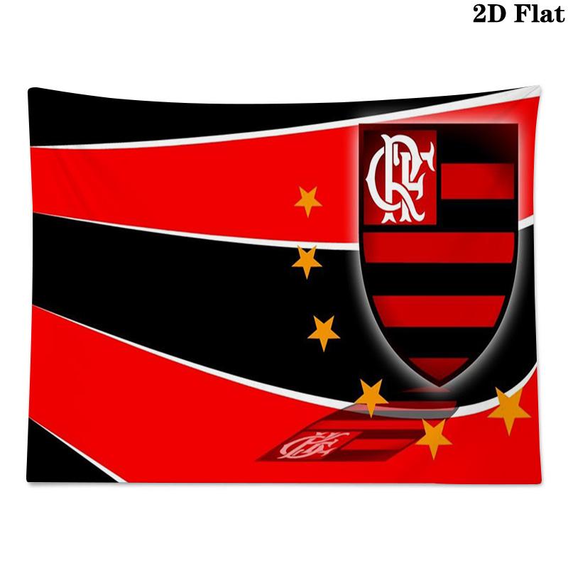 CR Flamengo Wall Tapestry Aesthetic Wall Hanging Printed Fabric Blanket Decorative Tapestries for Bedroom Living Room Home Decor
