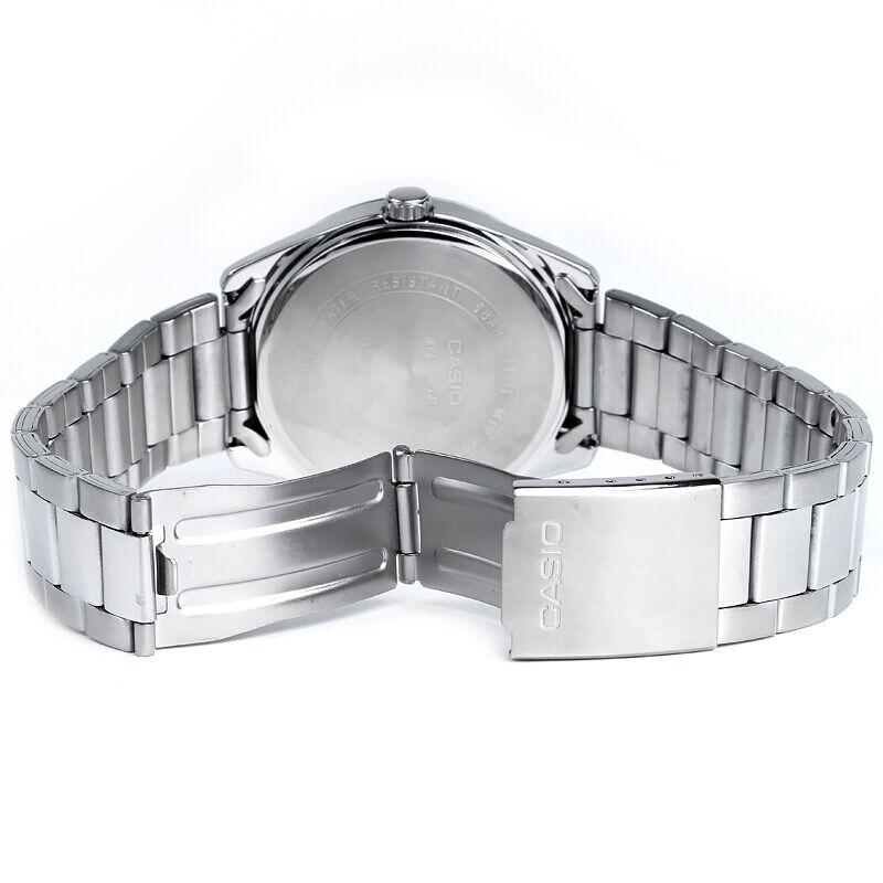 Casio STANDARD Series Heart of Steel Series Business Quartz Movement Stainless Steel Strap Japanese and Korean Watch Men's Watch Black MTP-1302D-1A2